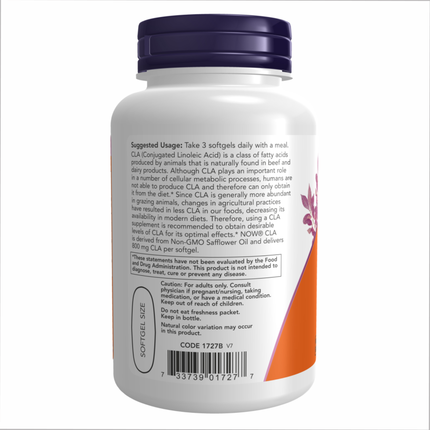 CLA 800mg - 90 softgels фото3