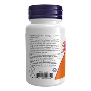 E-200 Mixed Tocopherols - 100 sgels фото3