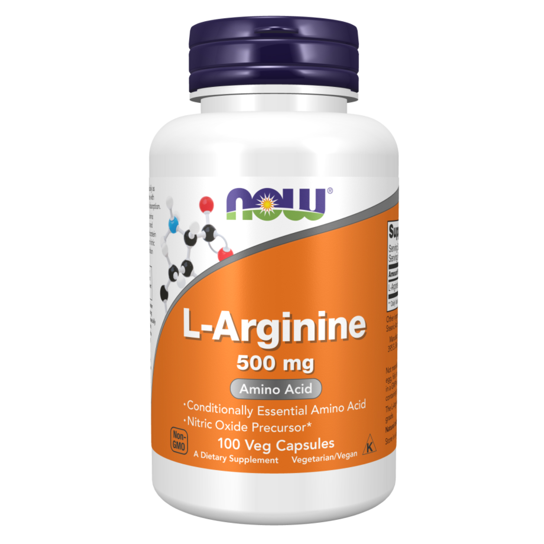 L-Arginine 500mg - 100caps фото1