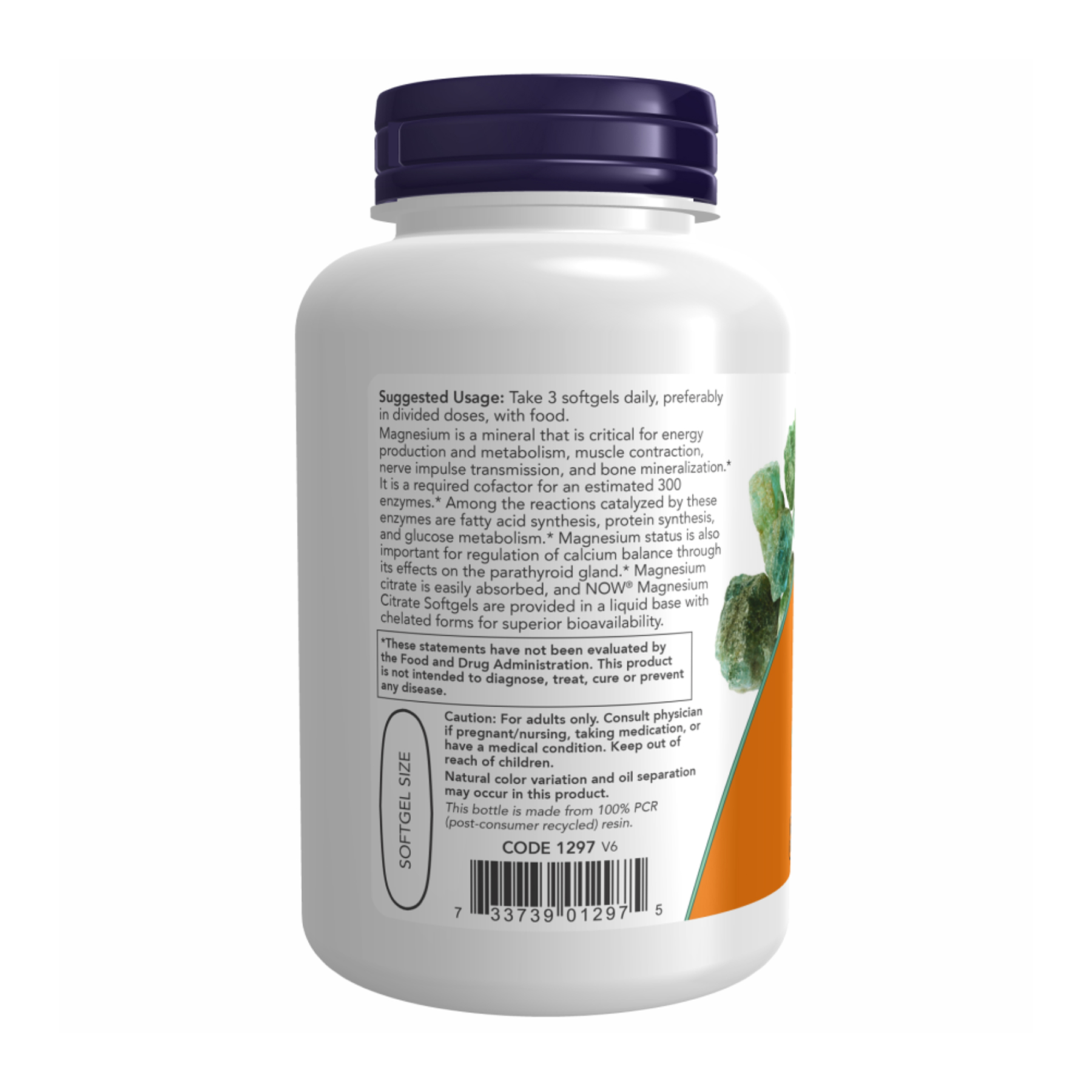 Magnesium Citrate 134mg - 180 sgels фото3