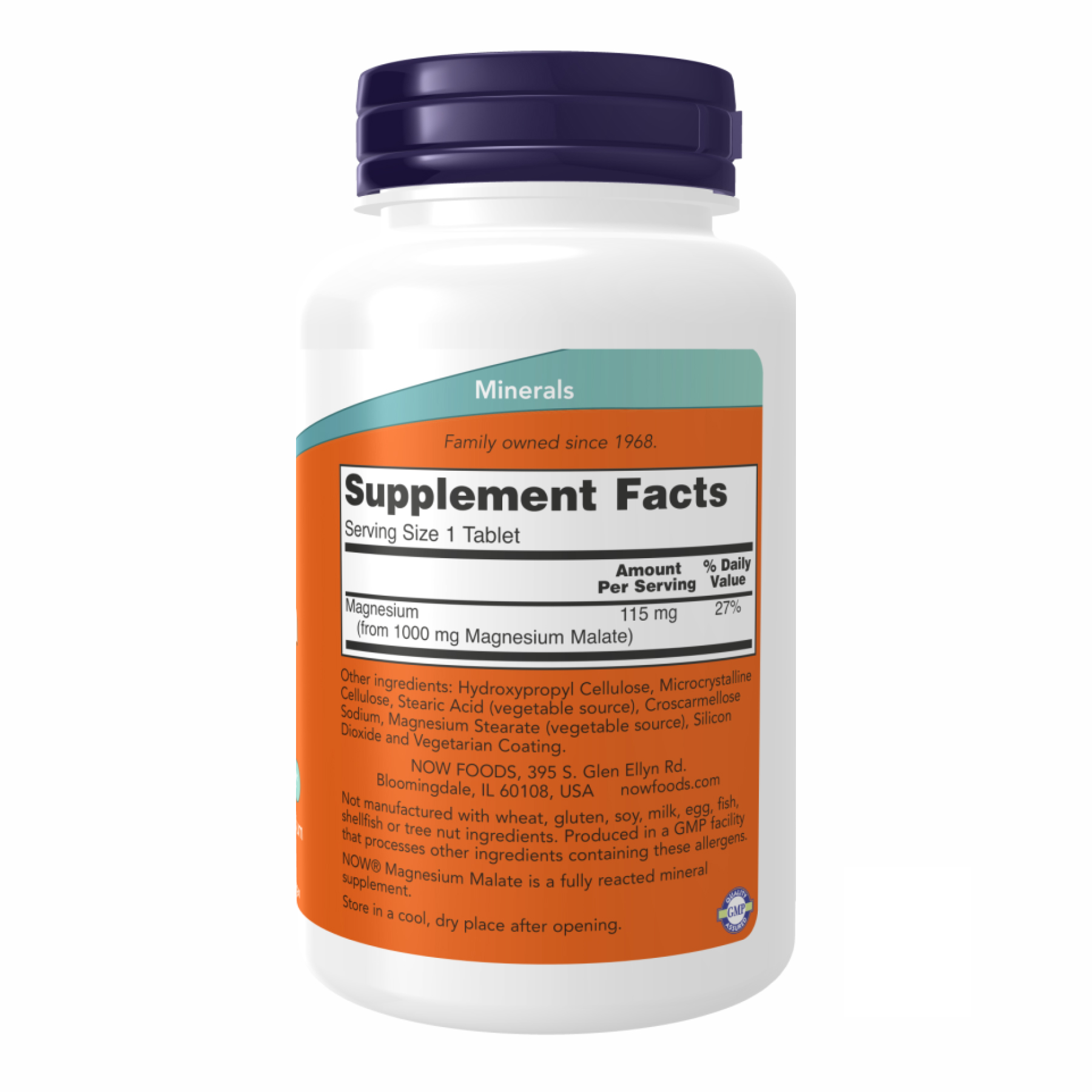 Magnesium Malate 1000mg - 180 tabs фото2