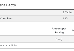 Melatonin 5 mg - 120 tabs фото2