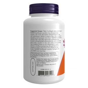Sunflower Lecithin 1200 mg - 100 sgels фото3