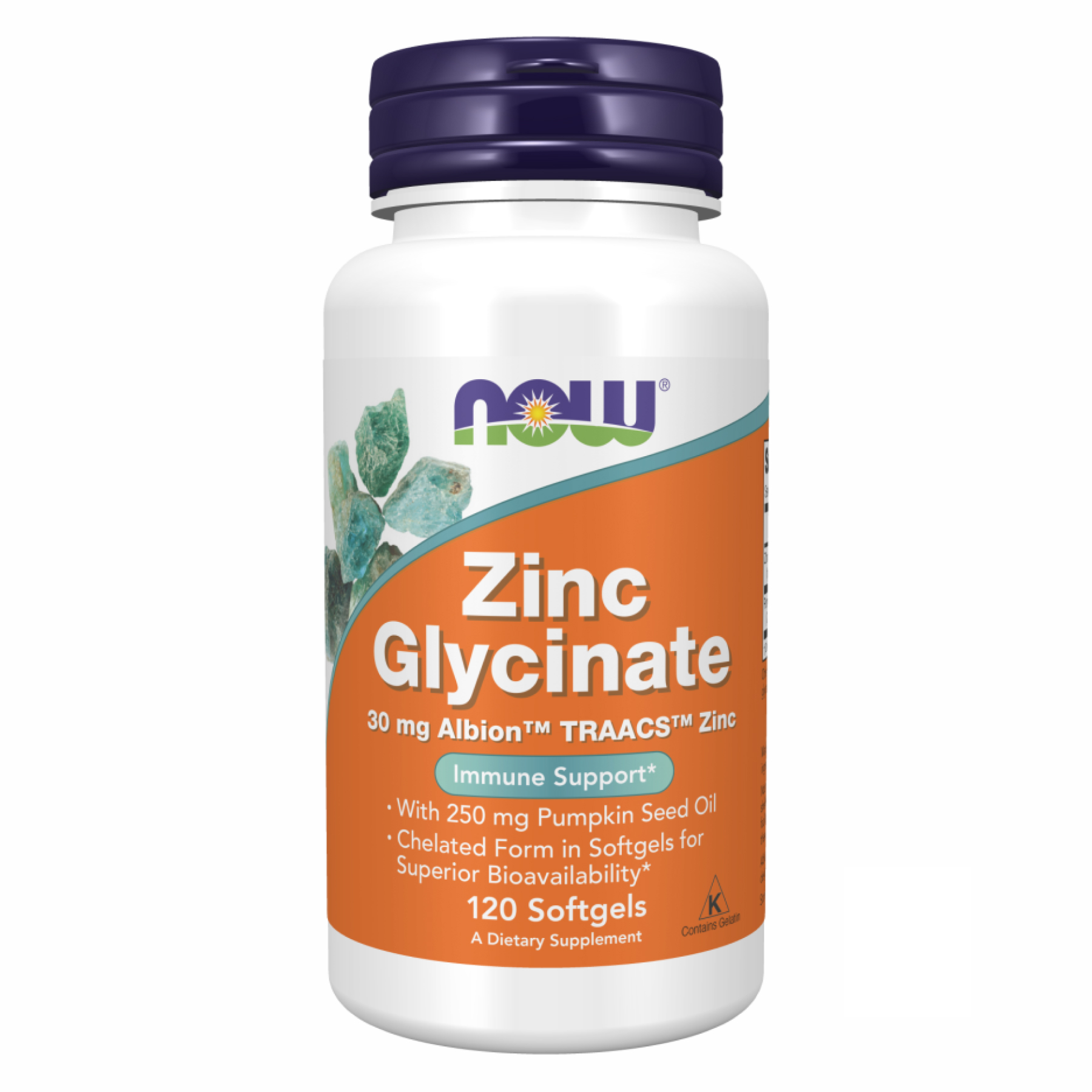 Zinc Glycinate 30mg - 120 sgels фото1