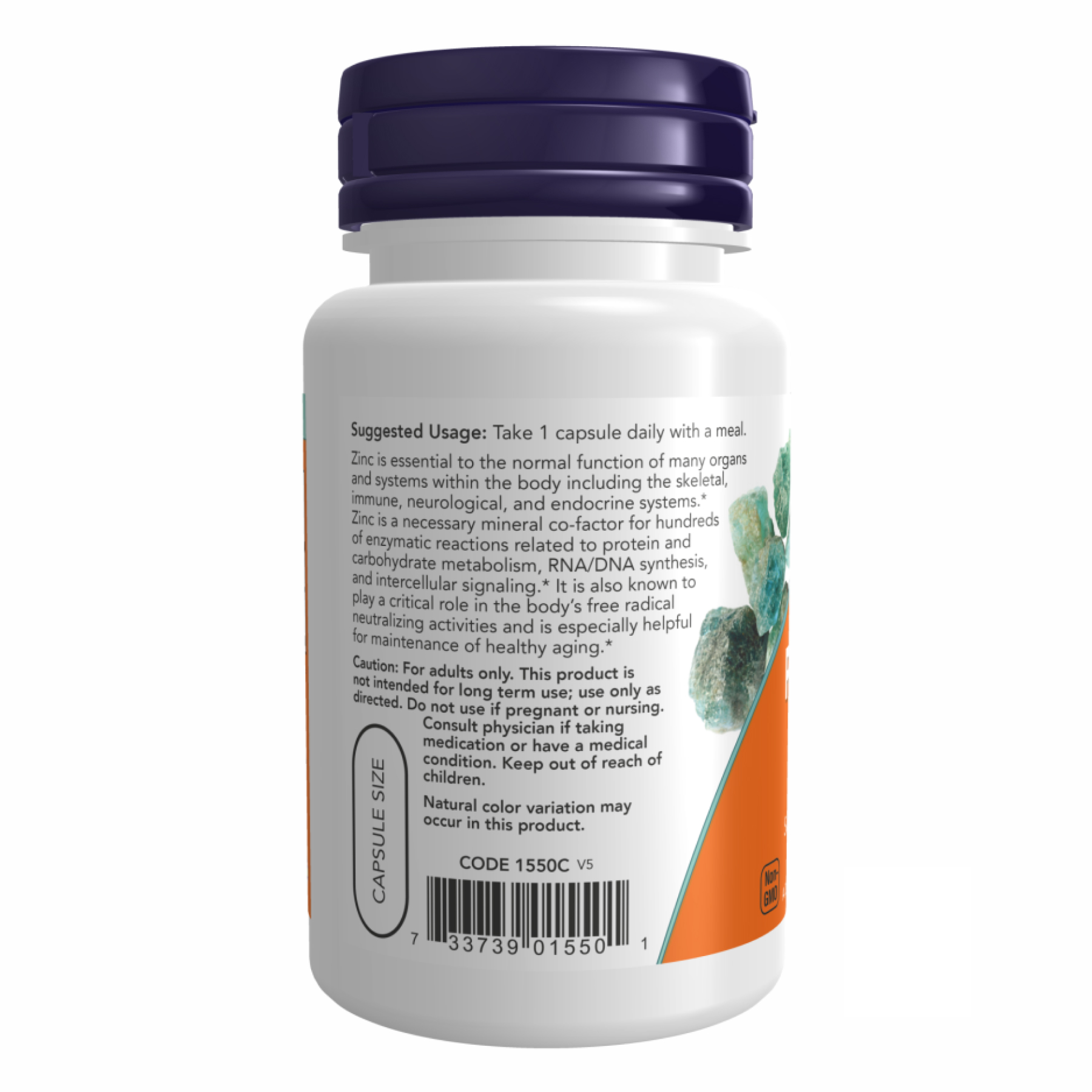 Zinc Picolinate 50 mg - 60 vcaps фото3