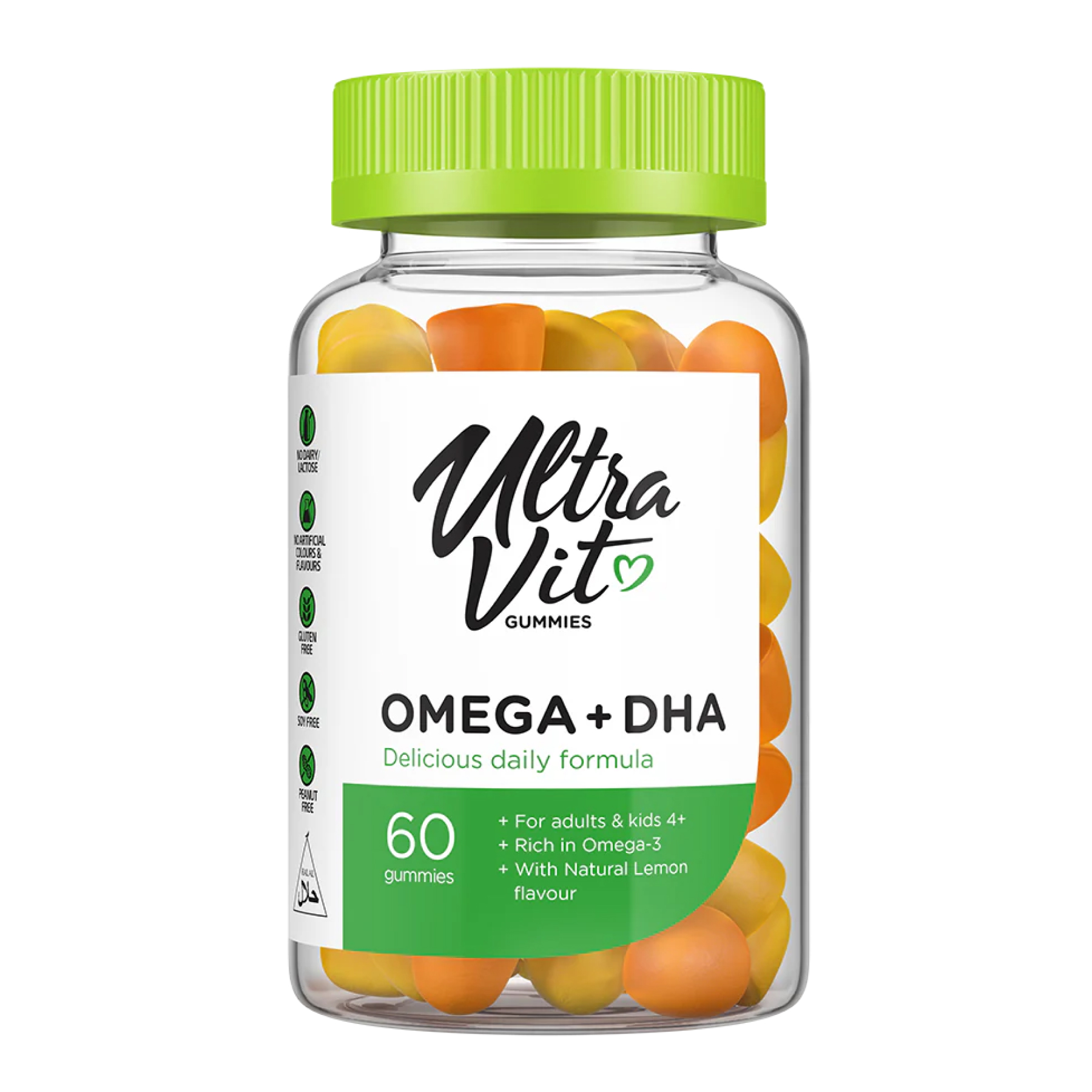 Omega 3 + DHA 60 gummies фото1