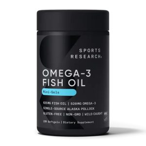Omega-3 Fish Oil Alaska 625mg - 120 mini softgels фото1