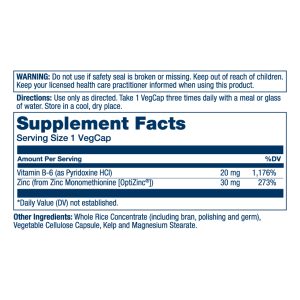 Opti Zinc 30mg - 60 vcaps фото2