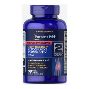 Glucosamine Chondroitin MSM Triple Strength - 90 caplets фото1