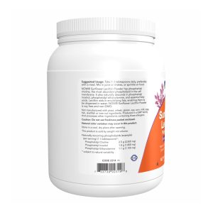 Sunflower Lecithin Pure Powder 1lb - 454g фото3