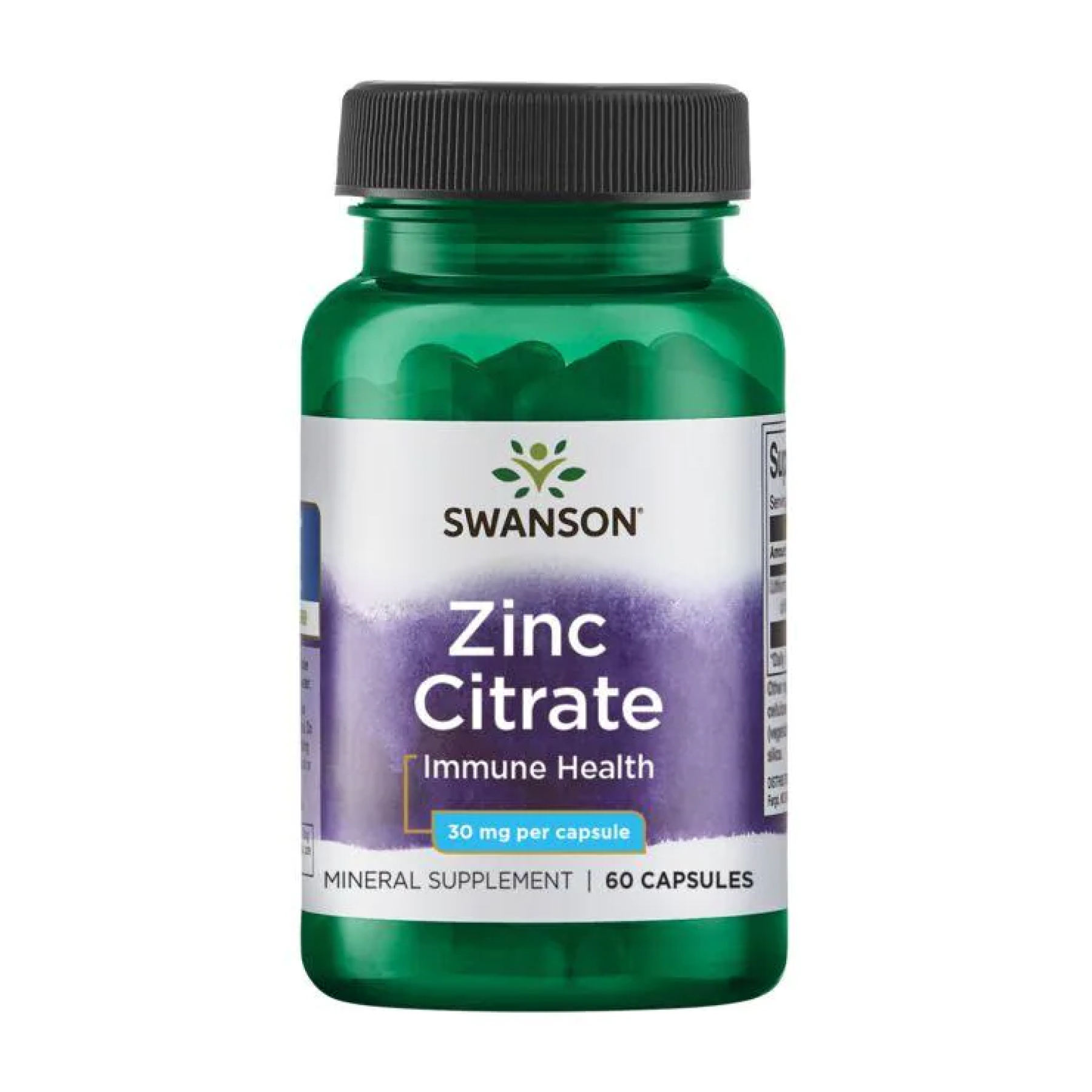 Zinc Citrate 30 mg - 60caps фото1