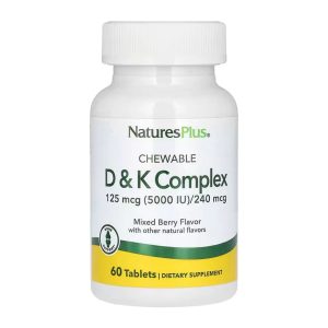 VIT D & K Complex 125mcg 5000 IU/ 240 mcg - 60 tabs фото1