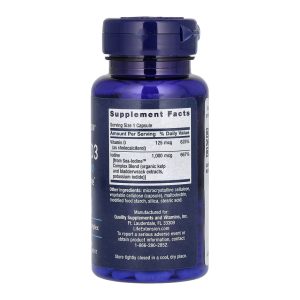 Vit D3 with Sea-Iodine™ 125 mcg (5000 IU) - 60 caps фото2