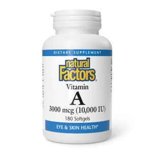 Vitamin A 3000mcg 10000IU - 180 softgels фото1