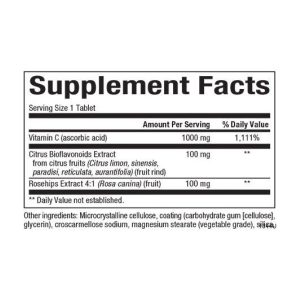 Vitamin C 1000mg - 90 tabs фото2