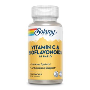 Vitamin C & Bioflavonoids 1:1 500mg - 100 vcaps фото1