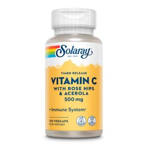 Vitamin C with Rose Hips & Acerola, Timed Release 500mg - 100 vcaps фото1