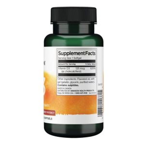 Vitamin D3 Highest Potency 5,000 IU (125 mcg) - 250 sgels фото2
