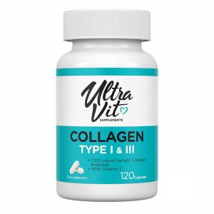 Collagen Type I & III - 120 caps фото1