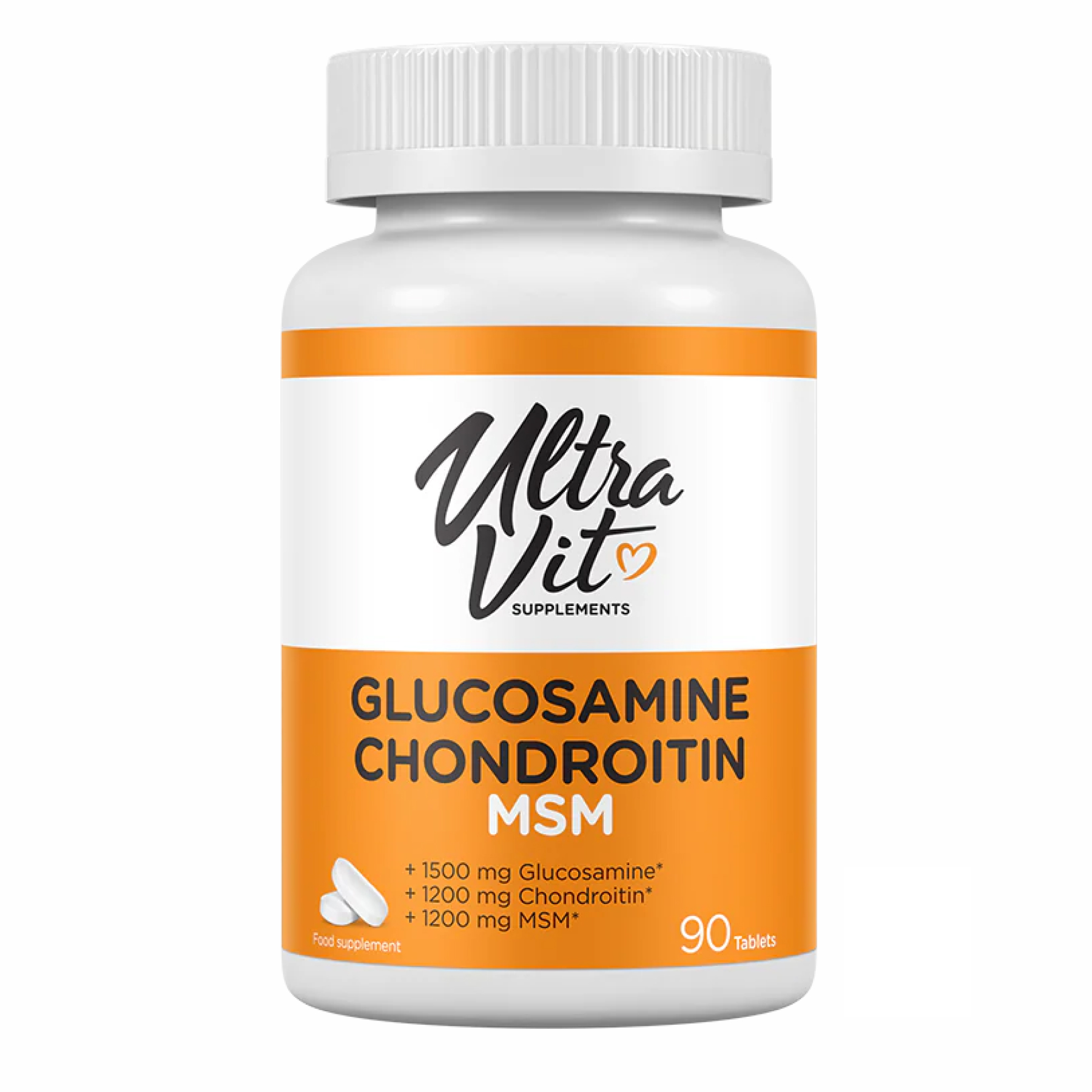 Ultravit Glucosamine Chondroitin MSM - 90 tabs фото1