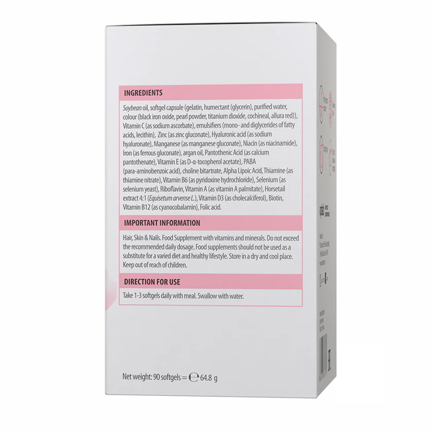 Ultra Women's Hair, Skin & Nails - 90 softgels фото3