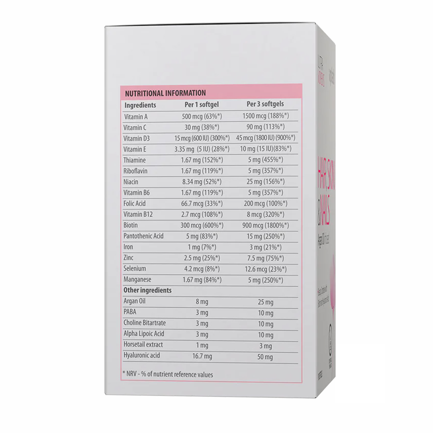 Ultra Women's Hair, Skin & Nails - 90 softgels фото2