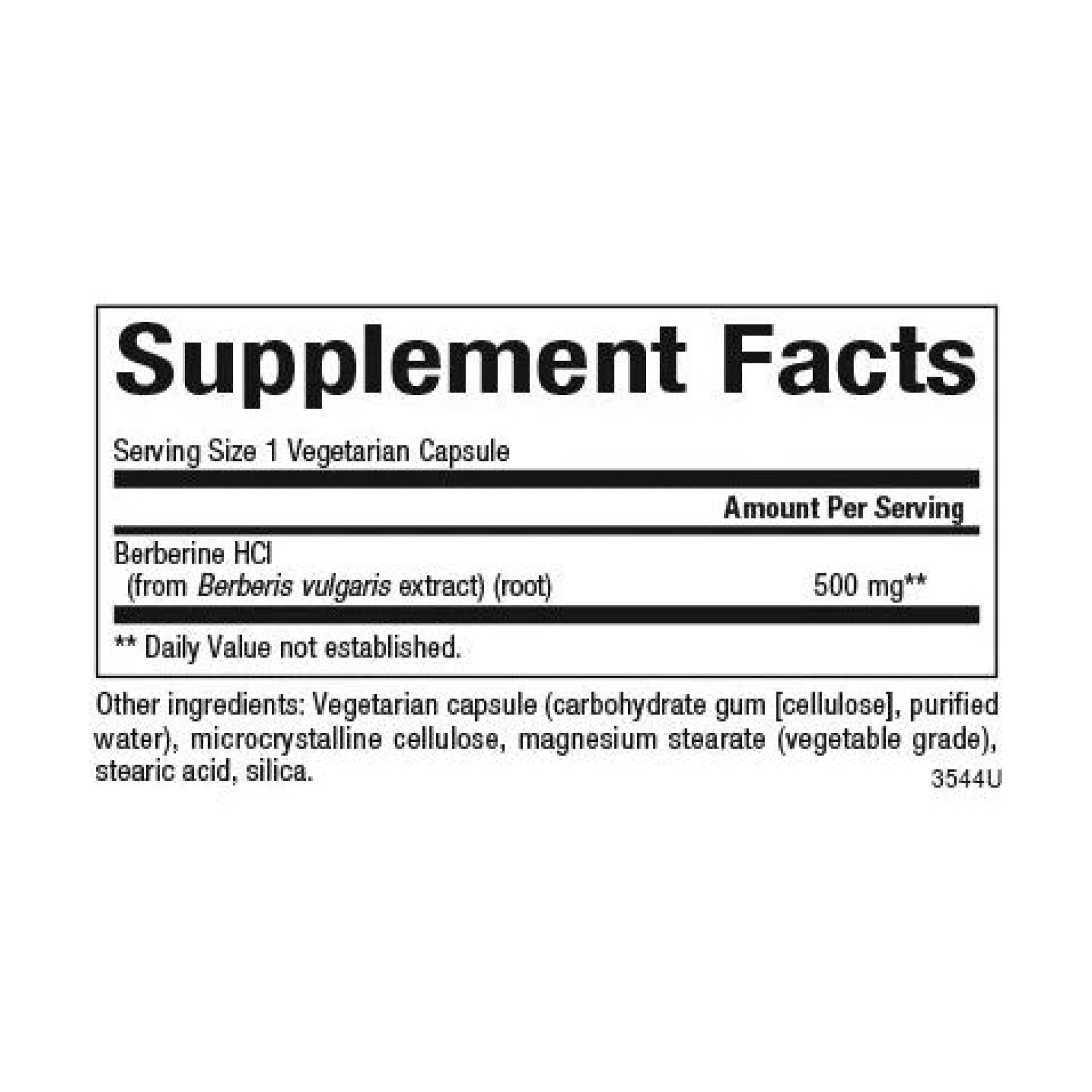 WellBetX Berberine 500mg - 120 vcaps фото2