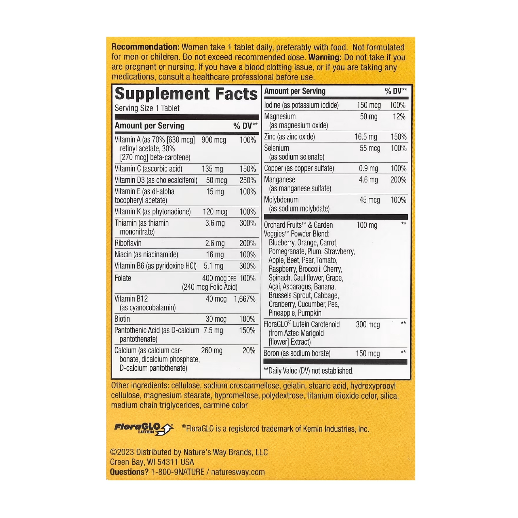 Women's 50+ Complete Multivitamin - 50 tabs фото2