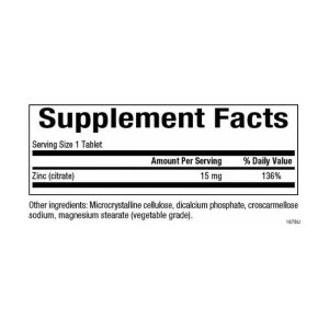 Zinc Citrate 15mg - 90 tabs фото2