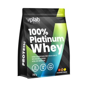 100% Platinum Whey - 750g Strawberry Banan фото1