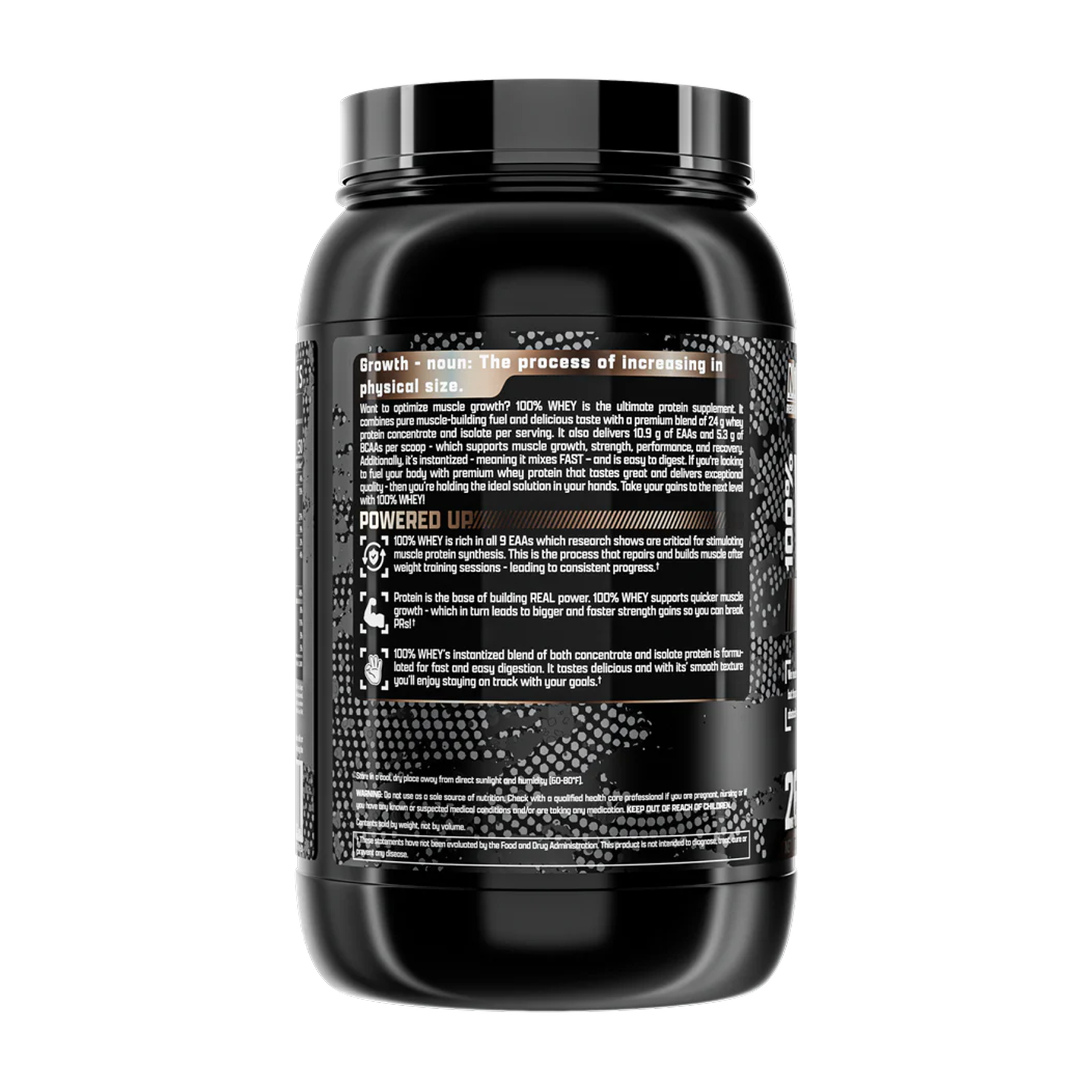 100% Whey - 910g Cookies & Cream фото3