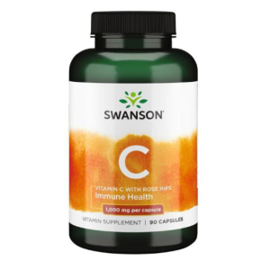 Vitamin C with Rose Hips 1000 mg - 90 caps фото1