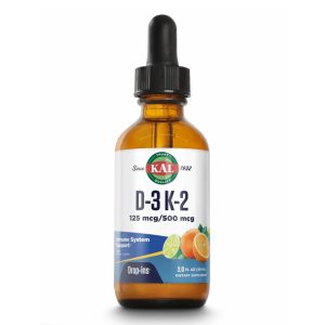 D3 K2 DropIns 125mcg - 2 oz Citrus фото1