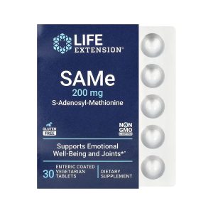 SAMe 200mg - 30 enteric-coated vegetarian tabs фото1