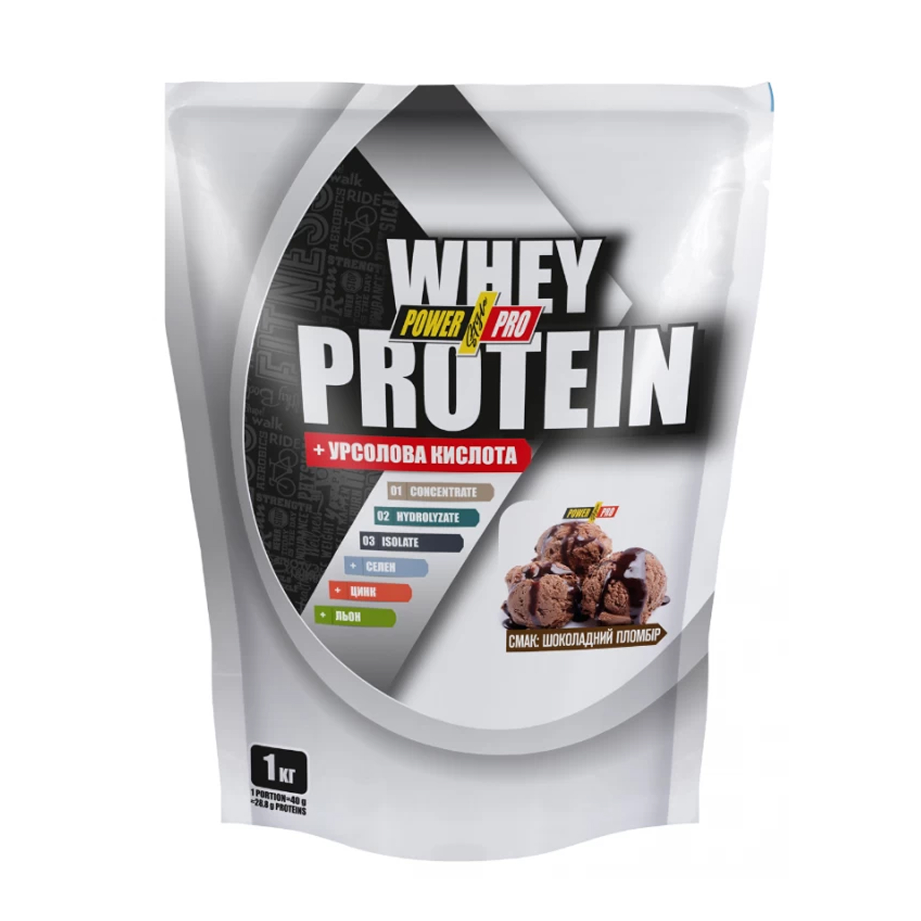 Whey Protein - 1000g Chocolate Ice Cream фото1