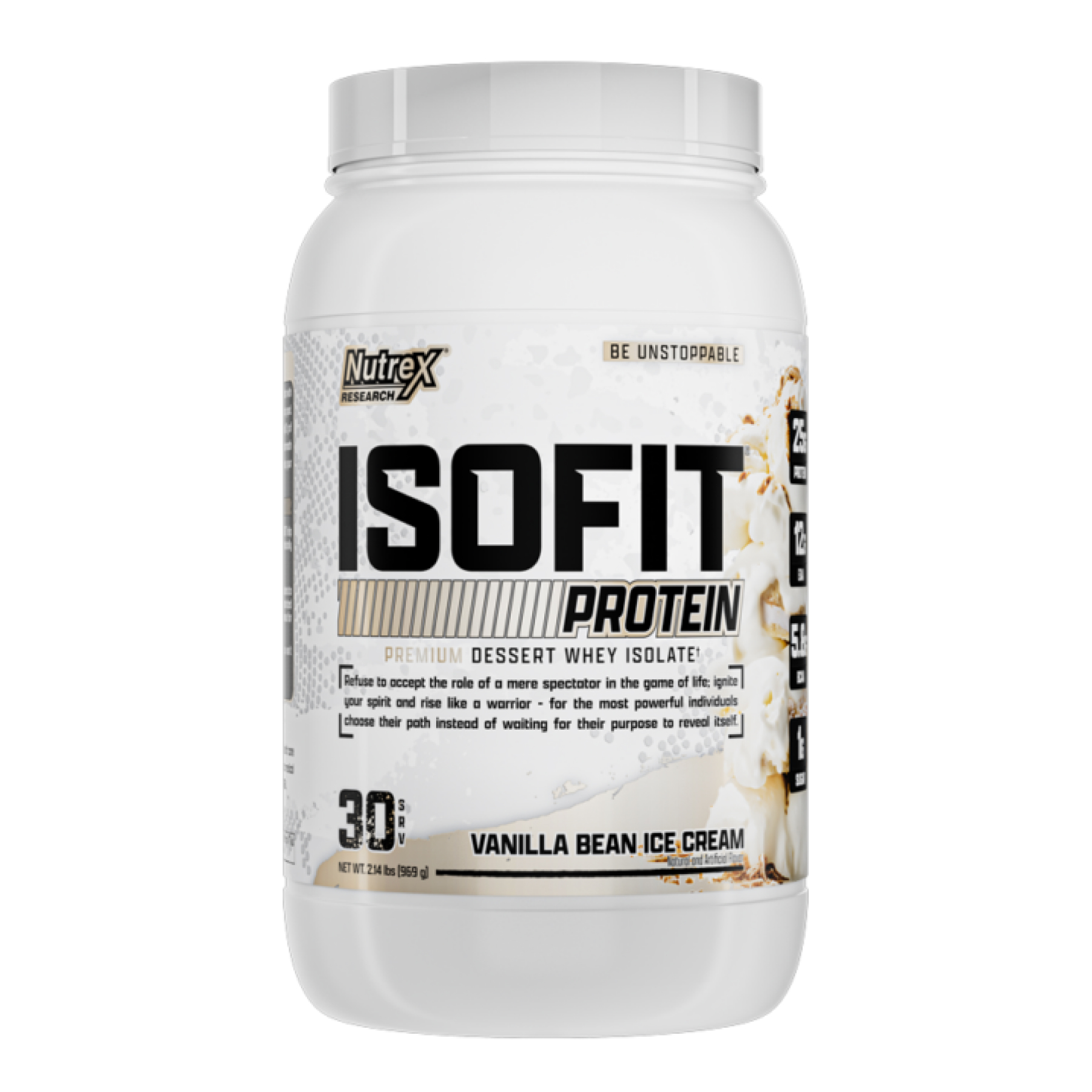 Isofit - 30srv Vanilla Bean Ice Cream фото1