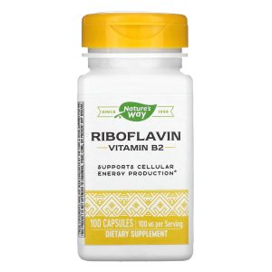 Riboflavin Vitamin B2 - 100 caps фото1