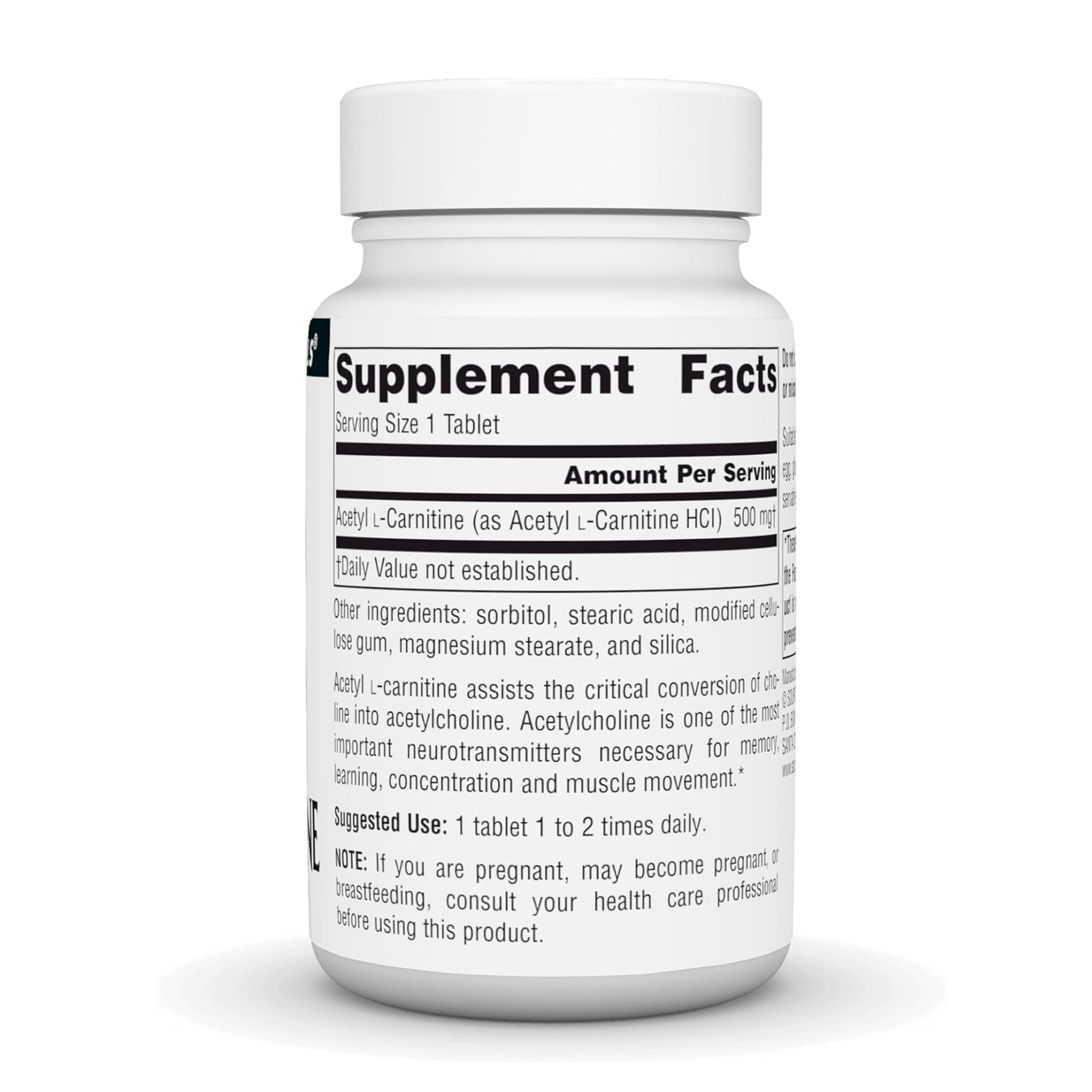 Acetyl L-Carnitine 500 mg - 30 tabs фото2