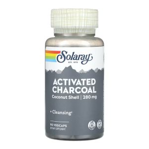 Activated Charcoal, Coconut 280mg - 90 vcaps фото1