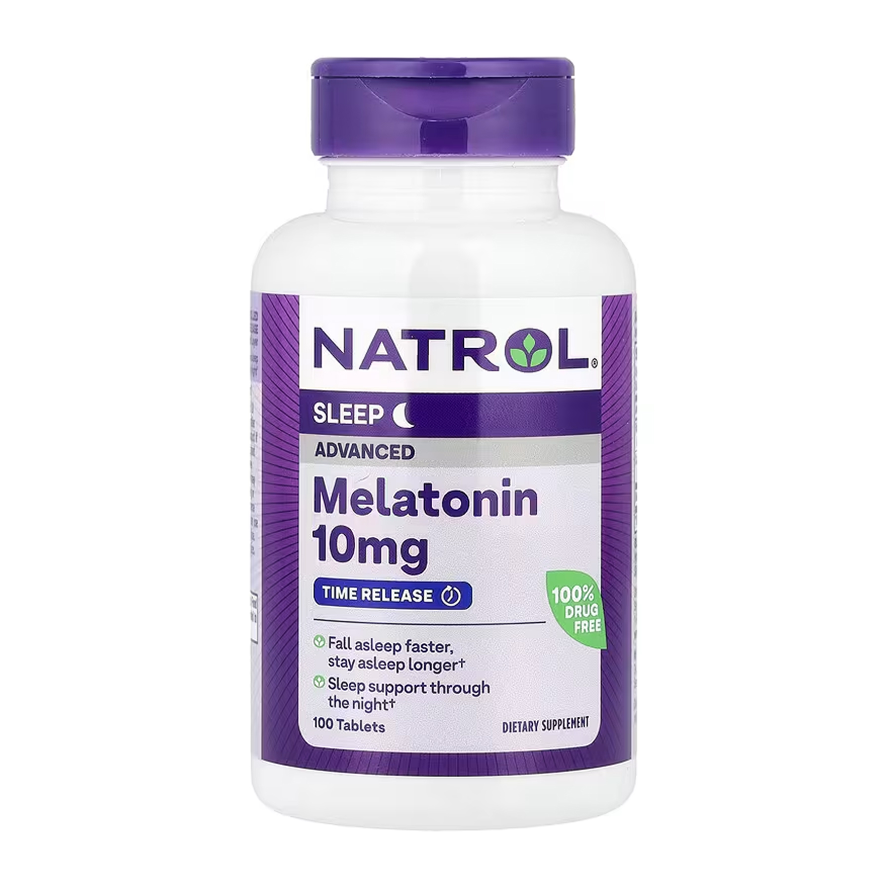 Advanced Sleep Melatonin 10mg - 100 tabs фото3