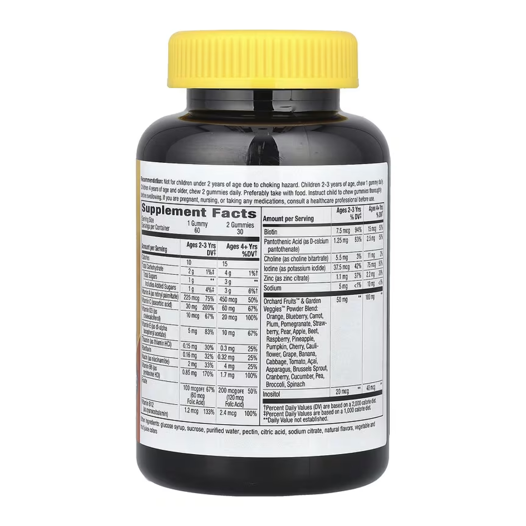 Alive! Children's Gummy Multivitamin, Gluten Free, Made with Pectin - 60 gummies фото2