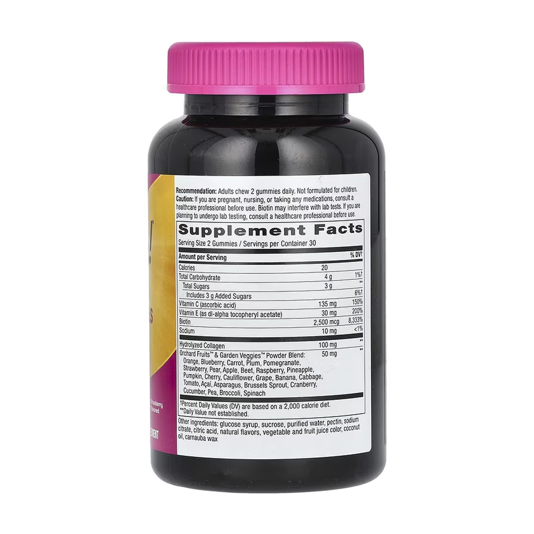 Hair, Skin & Nail Gummy - 60 gummies фото2