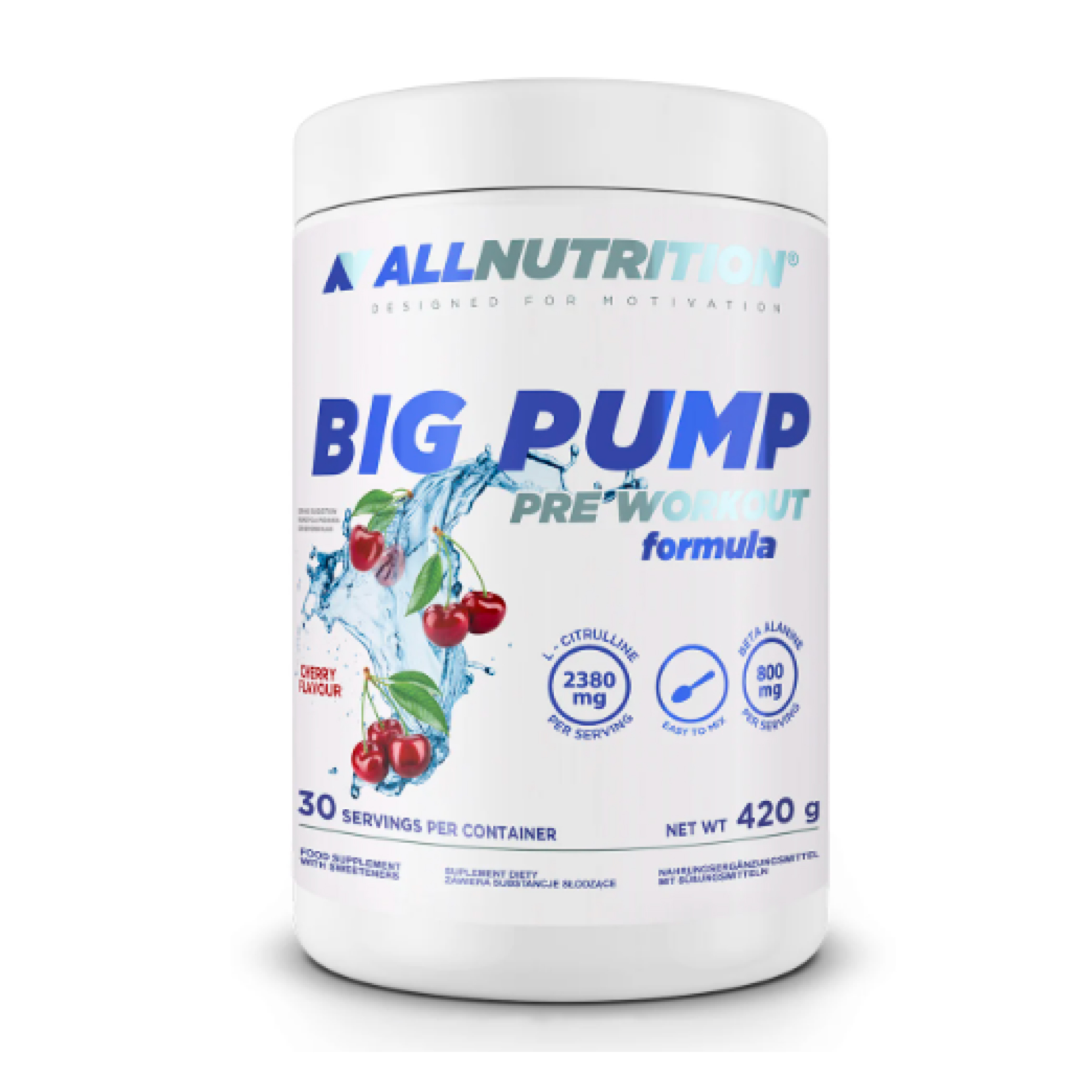 Big Pump Pre Workaut Formula - 420g Cherry фото1