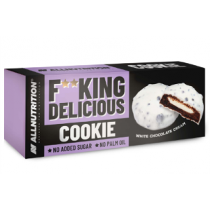 Fitking Delicious cookie - 128g White chocolate cream фото1