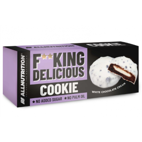 Fitking Delicious cookie - 128g White chocolate cream фото1