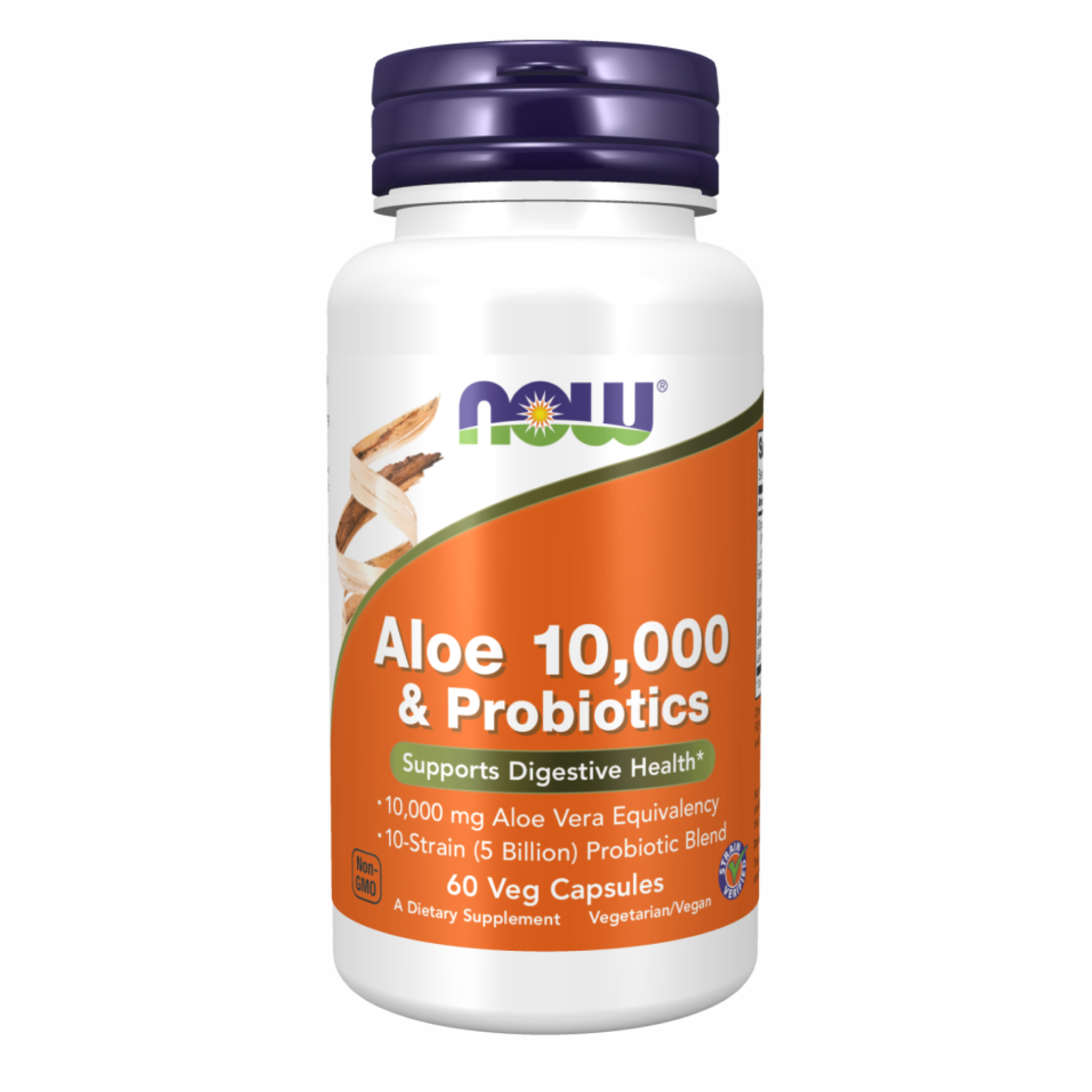 Aloe Vera 10000 & Probiotics - 60 vcaps фото1