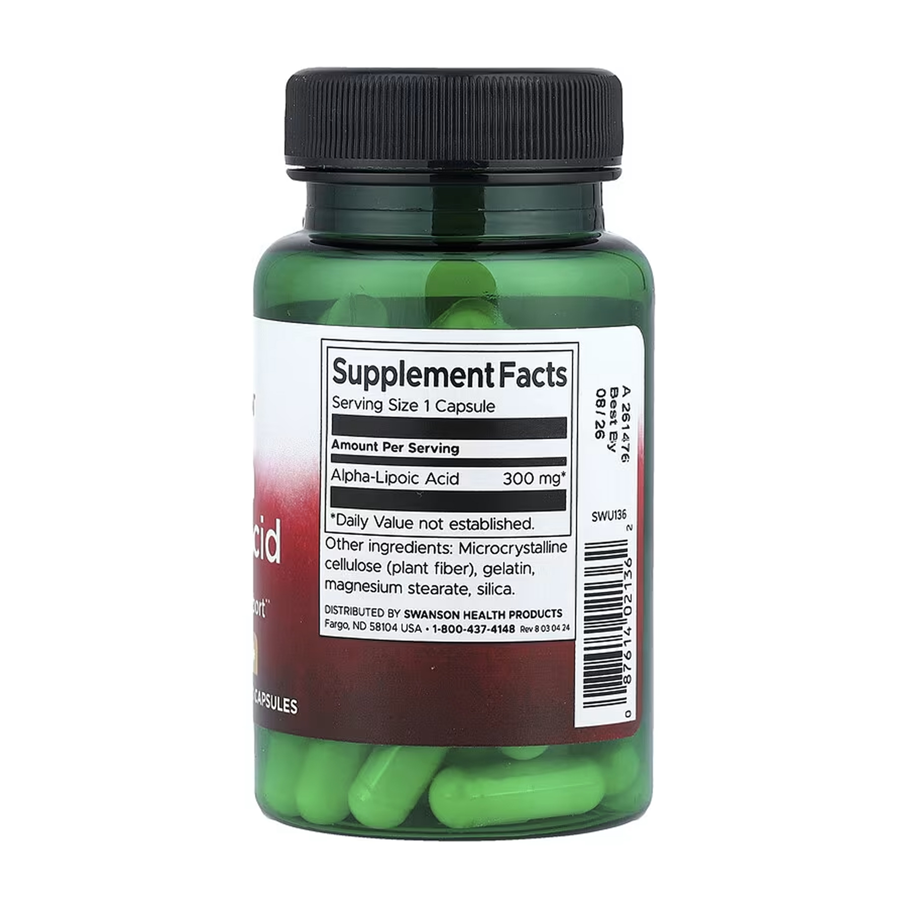 Alpha Lipoic Acid 300 mg - 60 caps фото2