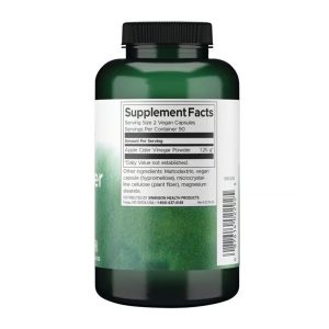 Apple Cider Vinegar High Potency 625mg - 180 caps фото2