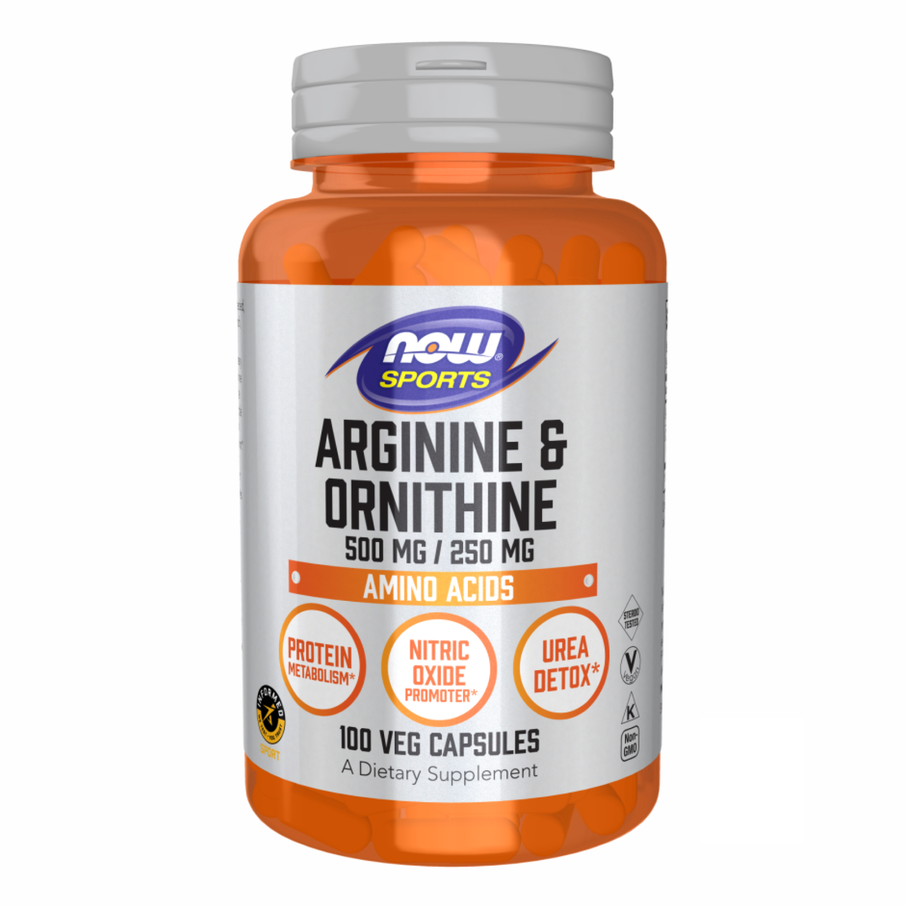 Arginine/Ornithine - 100 vcaps фото1