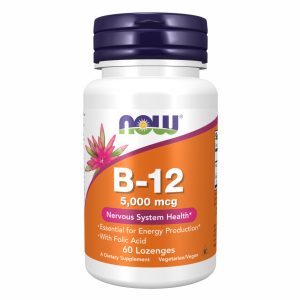 B-12 5000mcg + Folic - 60 lozenges фото1